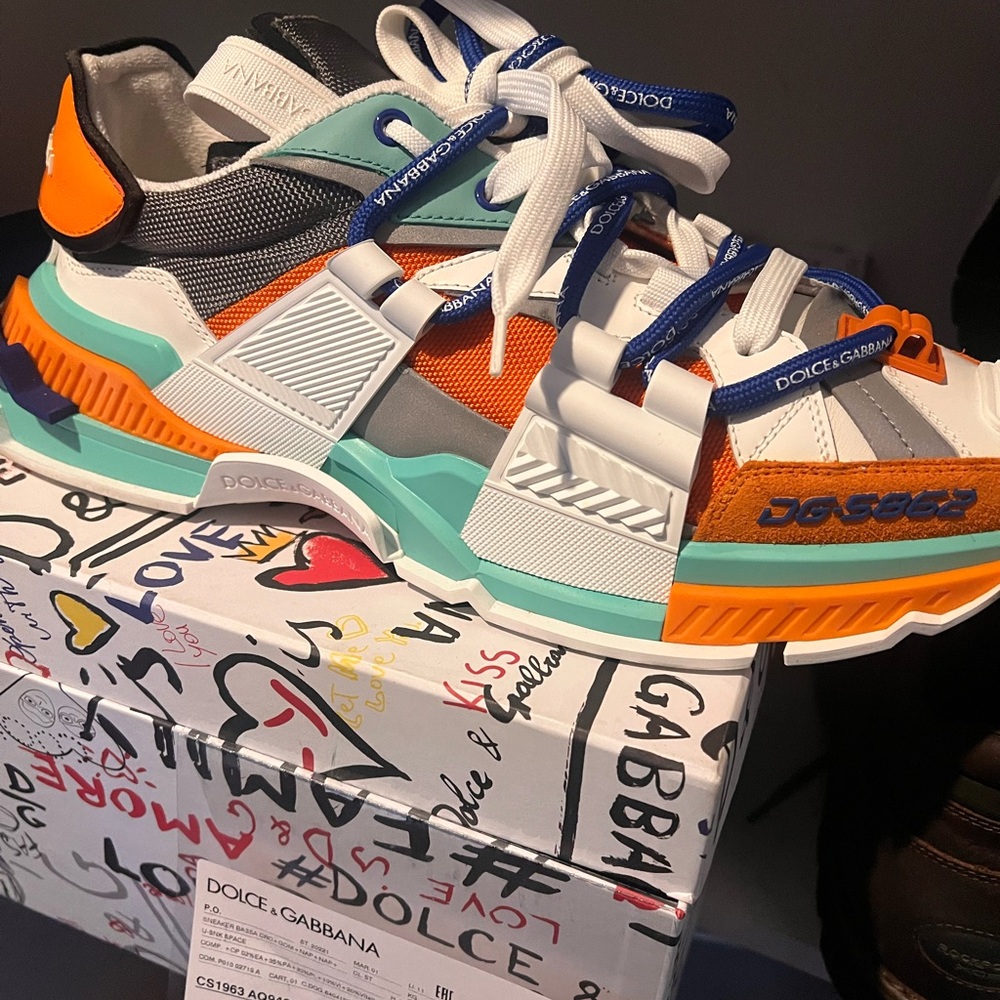 Dolce & Gabbana Multicolor Chunky Sneakers